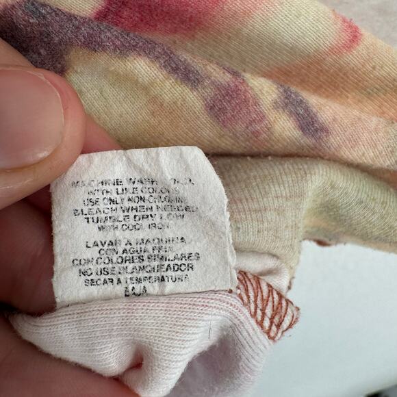 XCIT Y2K Floral Tee Shirt Womens Size 1X Whimsical Fairy Romantic Scoop Neck - Picture 7 of 8